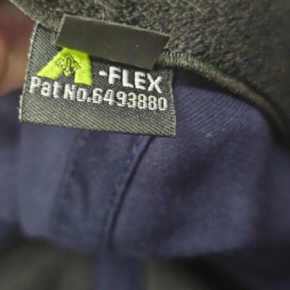 Calloway A-Flex Golf Hat Mens S/M Navy Blue Fitted Logo Low Profile Unstructured - Picture 6 of 8